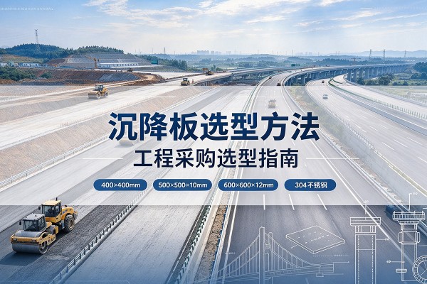 越秀沉降板选择方法