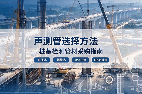 越秀声测管选型标准
