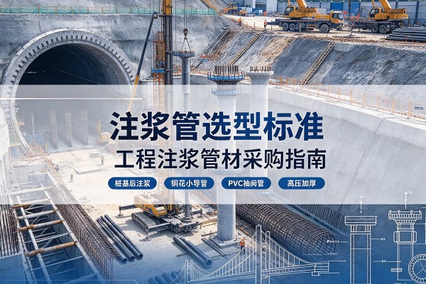 越秀注浆管选型标准