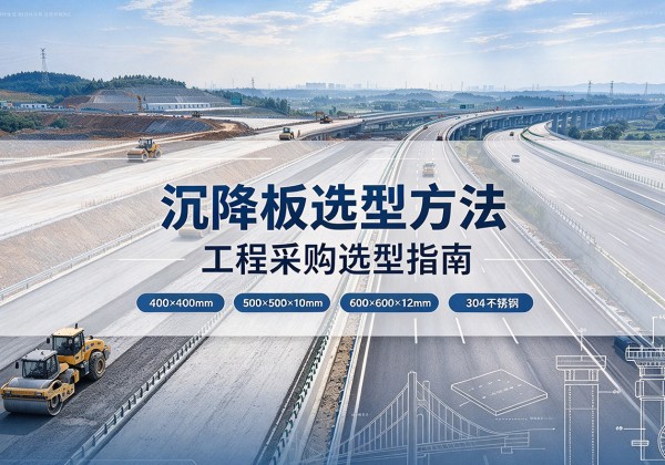 越秀沉降板选择方法