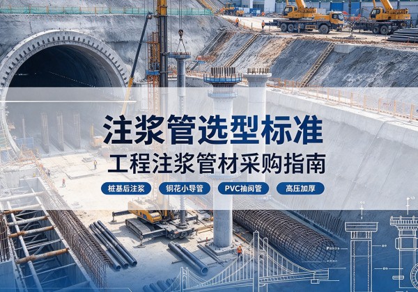 越秀注浆管选型标准